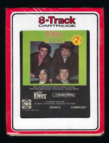 The Kinks - Compleat Collection 1984 RCA T18 8-TRACK TAPE