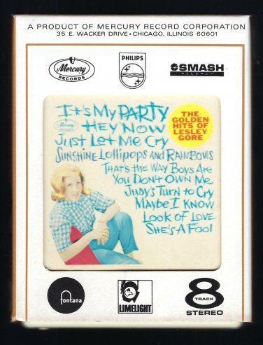 Lesley Gore - The Golden Hits 1966 MERCURY T18 8-TRACK TAPE