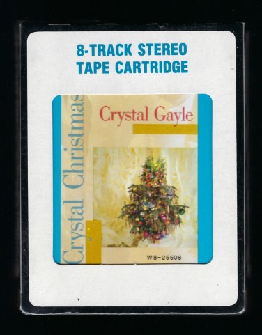 Crystal Gayle - A Crystal Christmas 1986 CRC WB Sealed T18 8-TRACK TAPE
