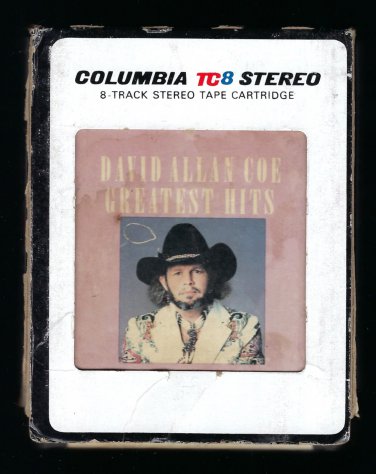 David Allan Coe - Greatest Hits 1978 CBS T19 8-TRACK TAPE
