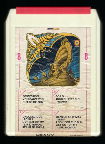 Iron Butterfly - Heavy 1968 Debut AMPEX LEAR ATCO T19 8-TRACK TAPE