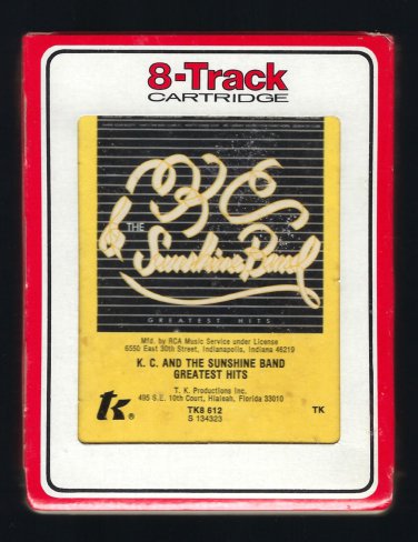 K.C. & The Sunshine Band - Greatest Hits 1980 RCA TK Sealed T20 8-TRACK TAPE