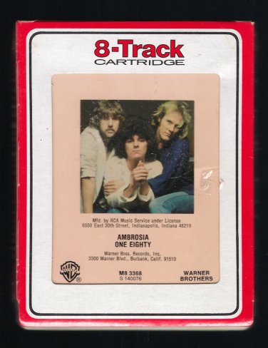 Ambrosia - One-Eighty 1980 RCA WB Sealed T20 8-TRACK TAPE