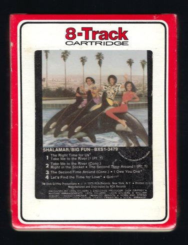 Shalamar - Big Fun 1979 RCA SOLAR Sealed T20 8-TRACK TAPE