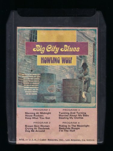 Howlin' Wolf - Big City Blues 1970 UNITED Re-issue T21 8-TRACK TAPE