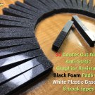 30 CC WIDE AS GR Gry Foam Pads Wht Base 8-TRACK TAPE