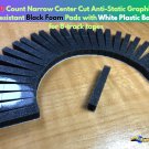 30 CC Narrow AS GR Gry Foam Pads Wht Base 8-TRACK TAPE