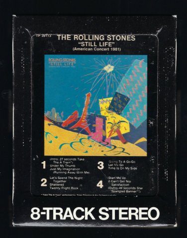 The Rolling Stones - Still Life (American Concert 1981) 1982 WB T21 8-TRACK TAPE