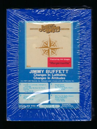 Jimmy Buffett - Changes in Attitudes, Changes in Latitudes 1977 GRT ABC T21 8-TRACK TAPE