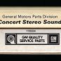 General Motors - Keep That Great GM Feeling 1978 RCA DAS2-0308 T22 8-TRACK TAPE
