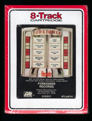 Foreigner - Records 1982 RCA ATLANTIC T21 8-TRACK TAPE