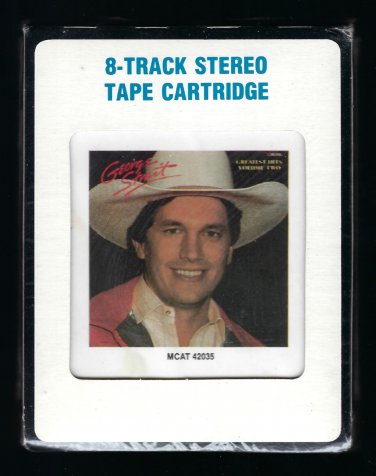 George Strait - Greatest Hits Vol. 2 1987 CRC MCA Sealed T23 8-TRACK TAPE