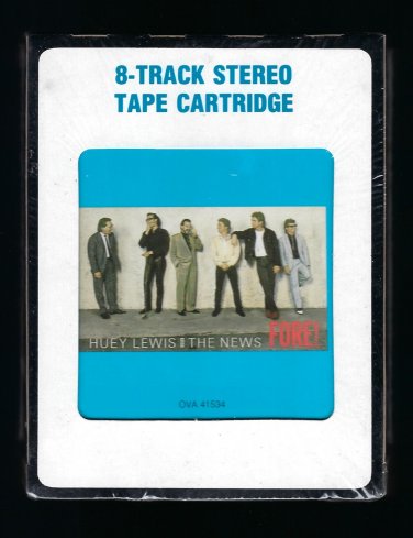 Huey Lewis and The News - Fore! 1986 CRC CHRYSALIS Sealed T23 8-TRACK TAPE