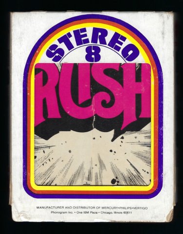 Rush - Rush 1974 Debut MERCURY T23 8-TRACK TAPE