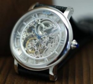Fiber - Carved Roman Silver Automatic (FB8002-02-1S)