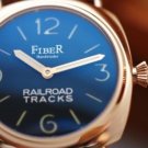 Fiber - Rose Gold Retro-Chic GI Hand Winder (FB8006-01-3RG)