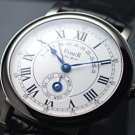 Fiber - White Porcelain Roman Counter Jump Automatic (FB8002-61-1S)