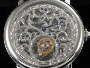 Fiber - Tourbillon Carved Hand Winder (FB8002-TB-02)