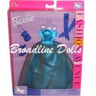 2002 Barbie Fashion Avenue Dress outfit Blue Gown