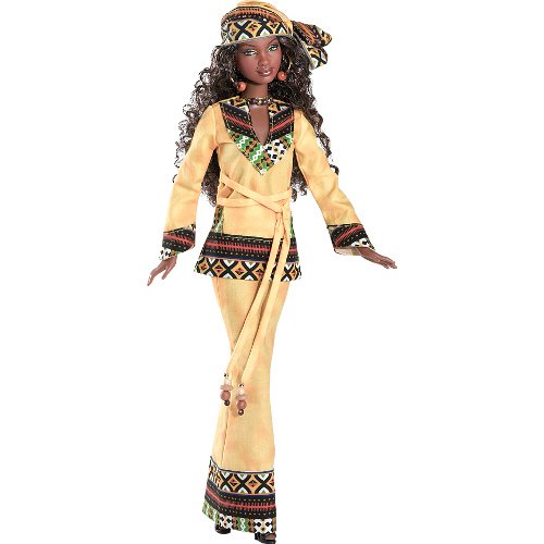 Barbie Kwanzaa Festivals Of The World African American Doll Nrfb