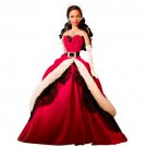 Barbie 2007 Holiday African American doll in Red Santa Gown Christmas doll NRFB