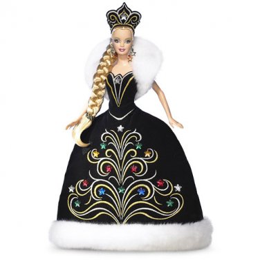 Nog steeds Stressvol Ongedaan maken 2006 Bob Mackie Holiday Barbie in Black Gown Christmas doll NRFB