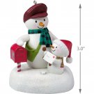Hallmark 2018 Special Delivery snowmen Musical Christmas Ornament with Sound