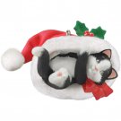 Hallmark 2014 Mischievous Kittens Santa cat Christmas Ornament 16th in series