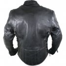 Men's Naked Cowhide Leather with Level-3 Advanced Armored Motorcycle Jackets