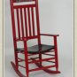Rocking Chair Hardwood  200 Slat Collegiate - Wisconsin
