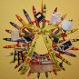 Teacher's gift Crayon Wreath