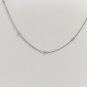 Italy Snake and Bead Design Necklace .925 SS 16" New
