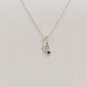Gen. Sapphire Hand Pendant w/18 Inch Chain SS New