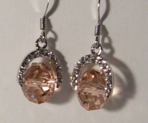 Sparkly Earrings With Swarovski Crystal