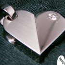 Magic Heart Stainless Steel Necklace with Swarovski Crystal