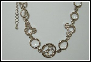 Mickey Pattern Bracelet With Swarovski Crystal