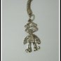 Lovely Monkey Phone Strap With Swarovski Crystal