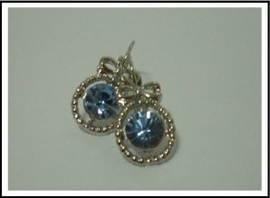 E36 Fancy Bow Earrings With Zircon