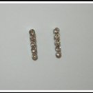 E53 Bling Bling Dots Earrings With Rhinestone