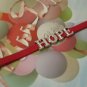 "HOPE" Rhinestone letters Bracelets