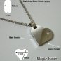 Magic Heart Stainless Steel Necklace with Swarovski Crystal