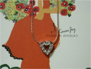 N57 Rhinestones "Mini-Heart"  Necklace