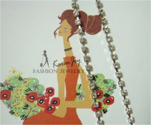 BSW Swarovski crystal cupchain bracelet