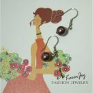 EP7 Swarovski Crystal Pearls Earrings (Burgundy) EP7 Swarovski Crystal Pearls Earrings (Burgundy)
