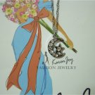 N59 Kissing Star Necklace (Moon)