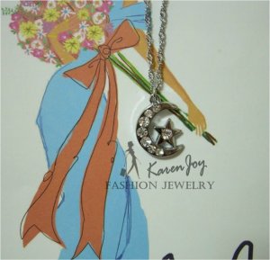 N59 Kissing Star Necklace (Moon)