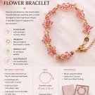 Swarovski Blossom Pink Crystal Flower Bracelet Swarovski Blossom Pink Crystal Flower Bracelet