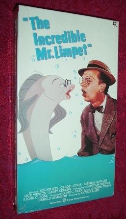 VHS - The Incredible Mr. Limpet starring Don Knotts