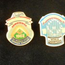 Unocal 76 L.A. Dodgers World Championships Pins