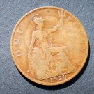 1920 ONE PENNY GREAT BRITAIN King George